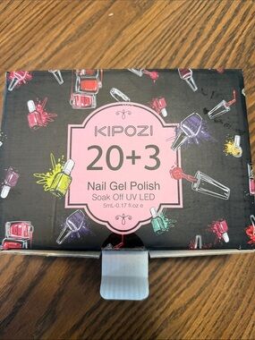 KIPOZI 20+3 Gel Nail Polish Set - Pink Box